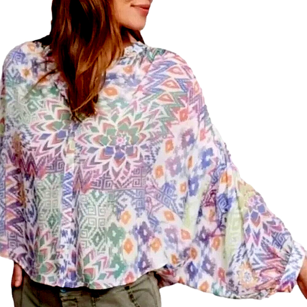 Maeve butterfly sleeve blouse